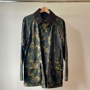 Rare Barbour Waxed Camouflage Bourne Jacket